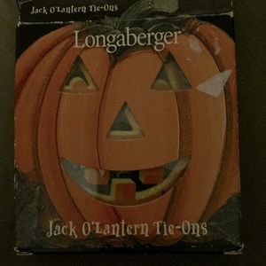 Longaberger Jack O Lantern Tie-ons